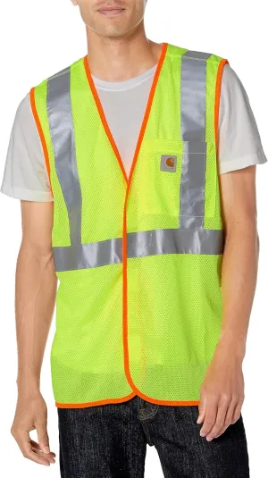 Carhartt Men's High-Visibility Mesh Class 2 Vest