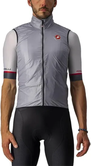 CASTELLI Men’s Aria Vest, Ultralight HIghly Packable Wind Protection for Commuting, Road Cycling and Biking