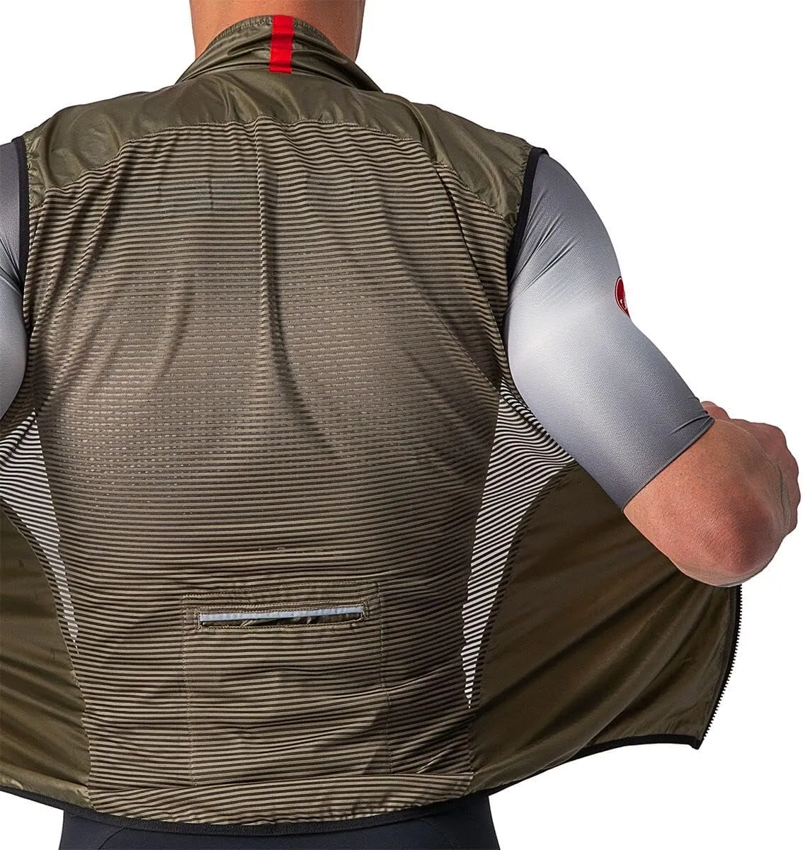 CASTELLI Men’s Aria Vest, Ultralight HIghly Packable Wind Protection for Commuting, Road Cycling and Biking