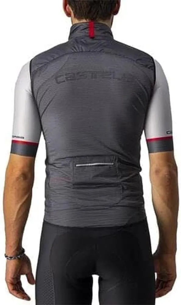 CASTELLI Men’s Aria Vest, Ultralight HIghly Packable Wind Protection for Commuting, Road Cycling and Biking