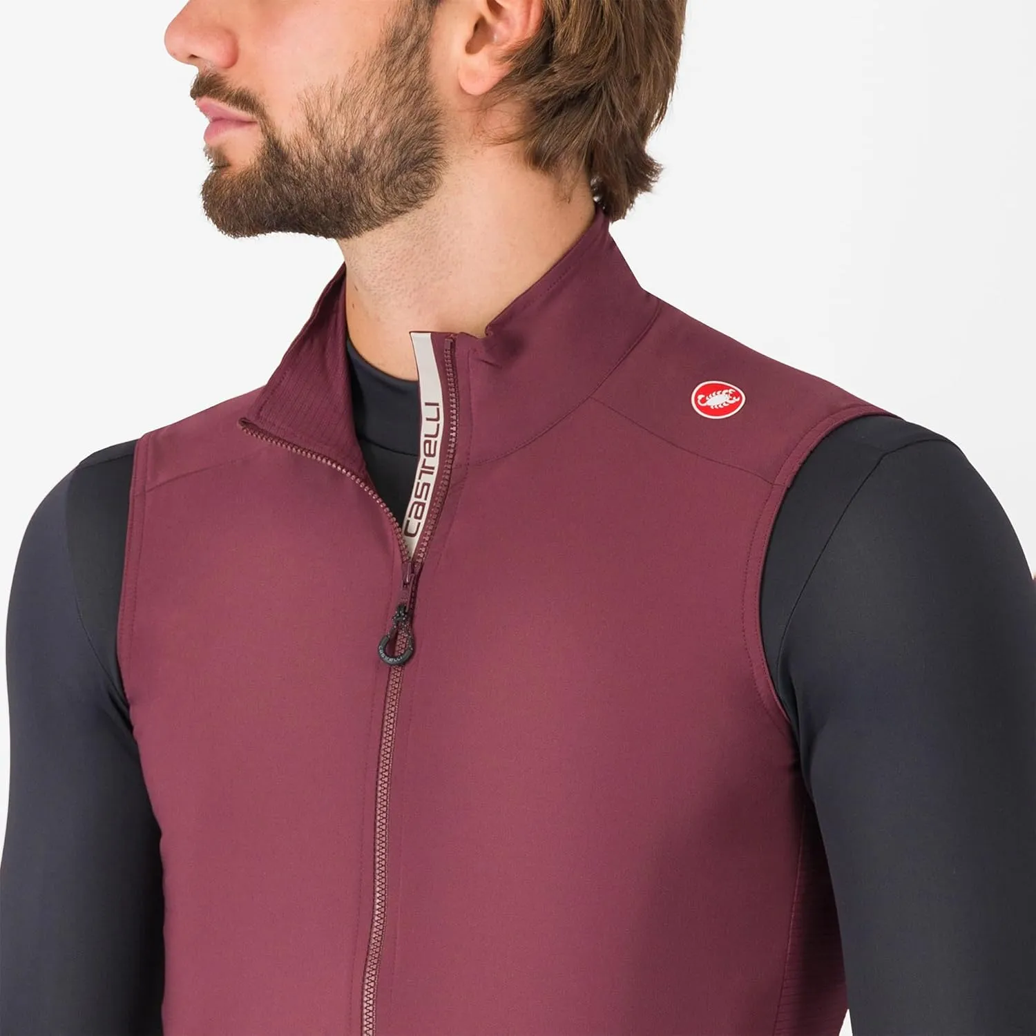 CASTELLI Men’s Espresso Vest, Windproof Shell Vest for Road Cycling & Gravel Biking