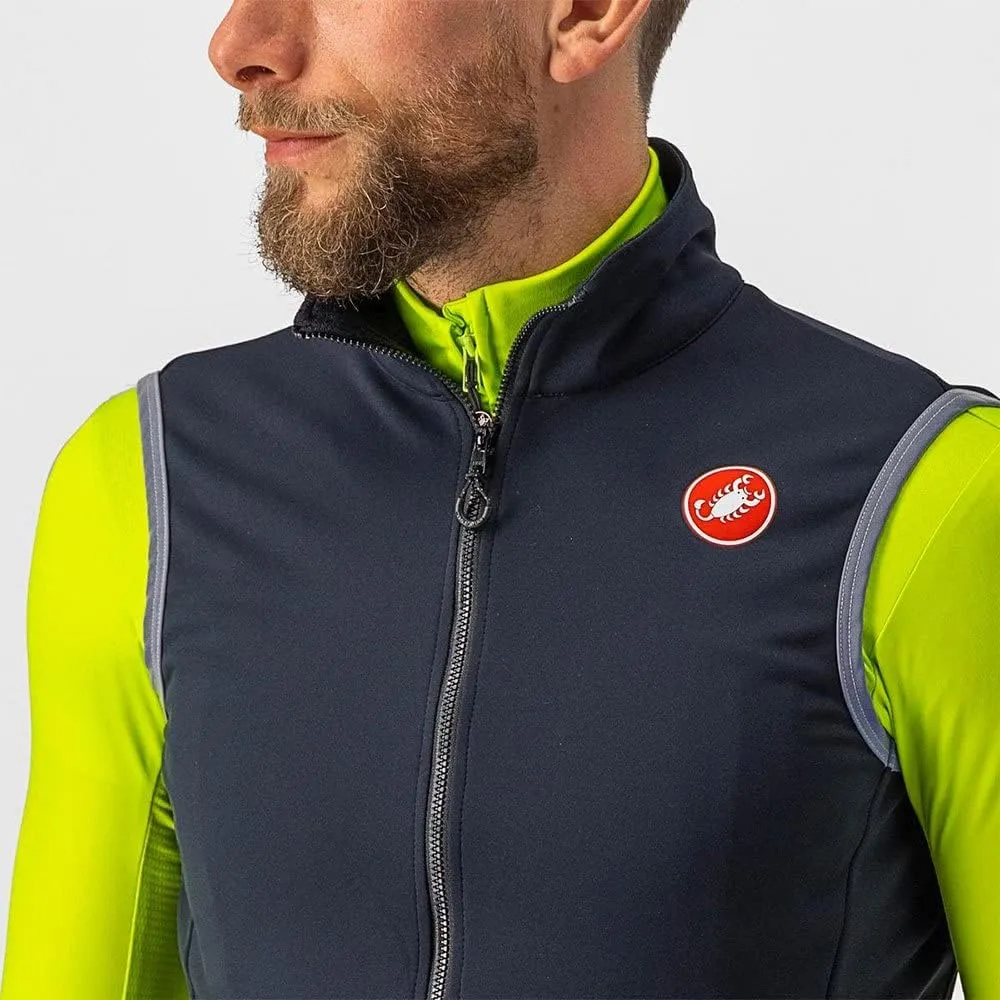 CASTELLI Men's Perfetto RoS 2 Vest, Windproof & Water-Resistant, Breathable Fabric for Road and Gravel Biking I Race Cycling
