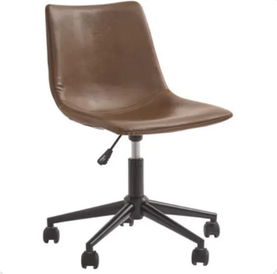 Casual Home Office Desk Chair - Brown