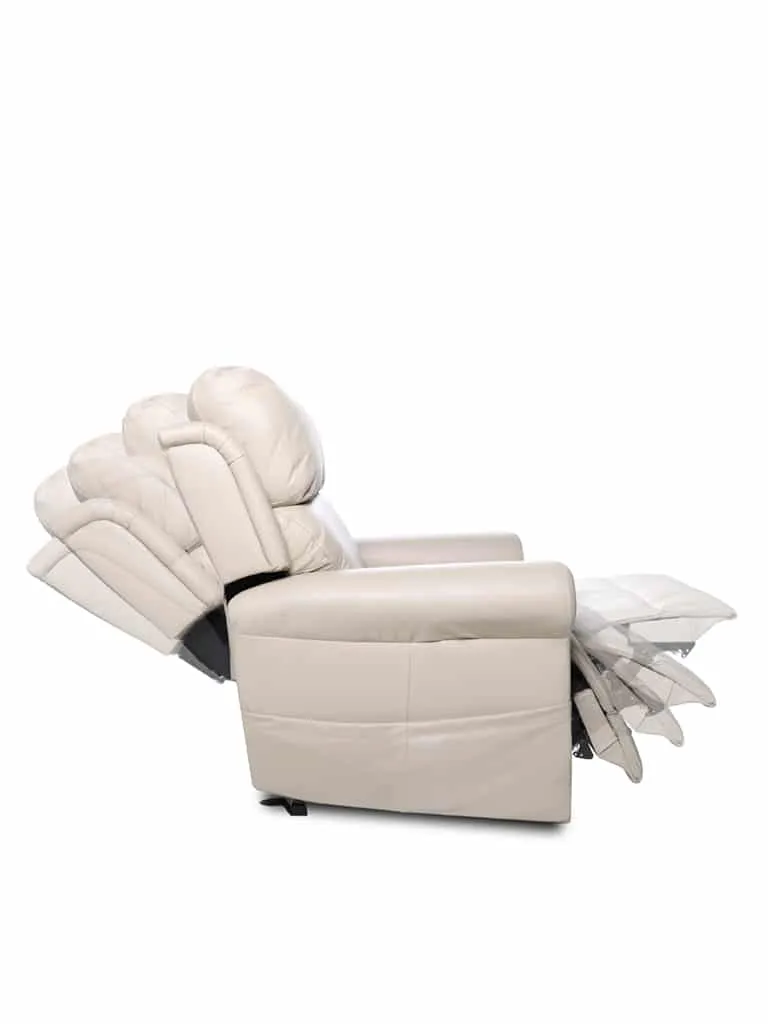Chadwick Leather Lift Chair – Quad Motor with Head & Power Lumbar