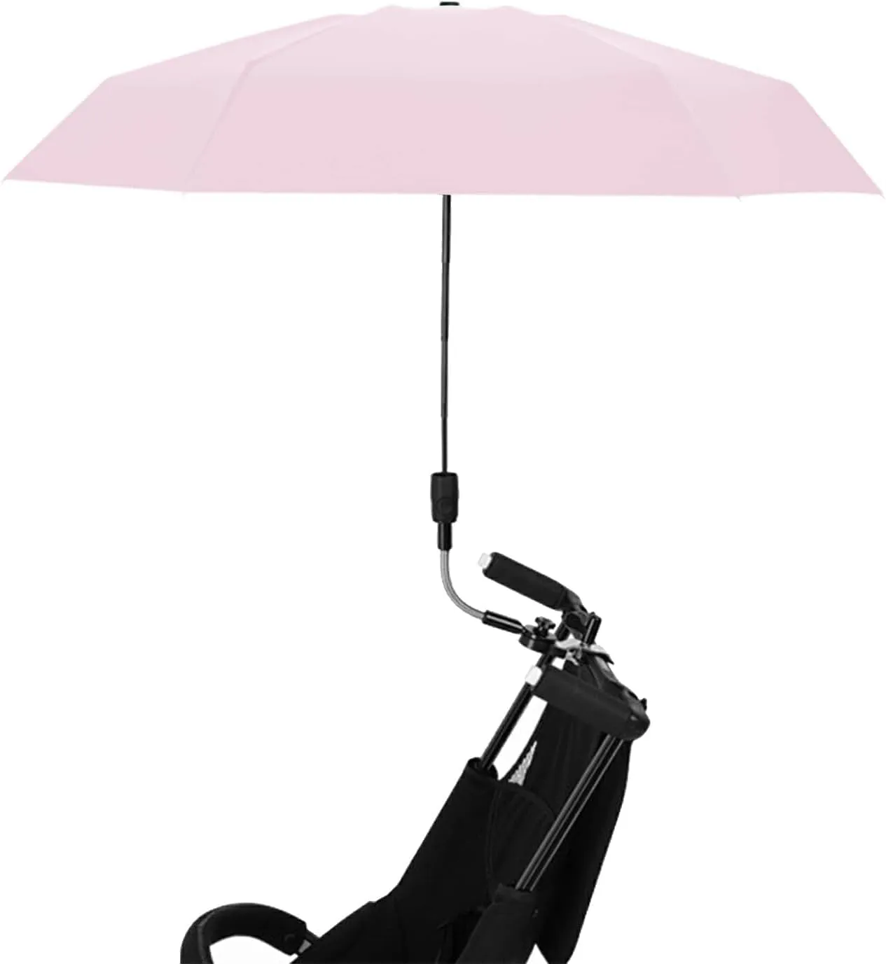 Chair Umbrella with Clamp, Adjustable Umbrella for Chair, Stroller Umbrella Parasol, Waterproof Umbrella for Beach Chair, Wheelchair, Stroller, Camping Chair