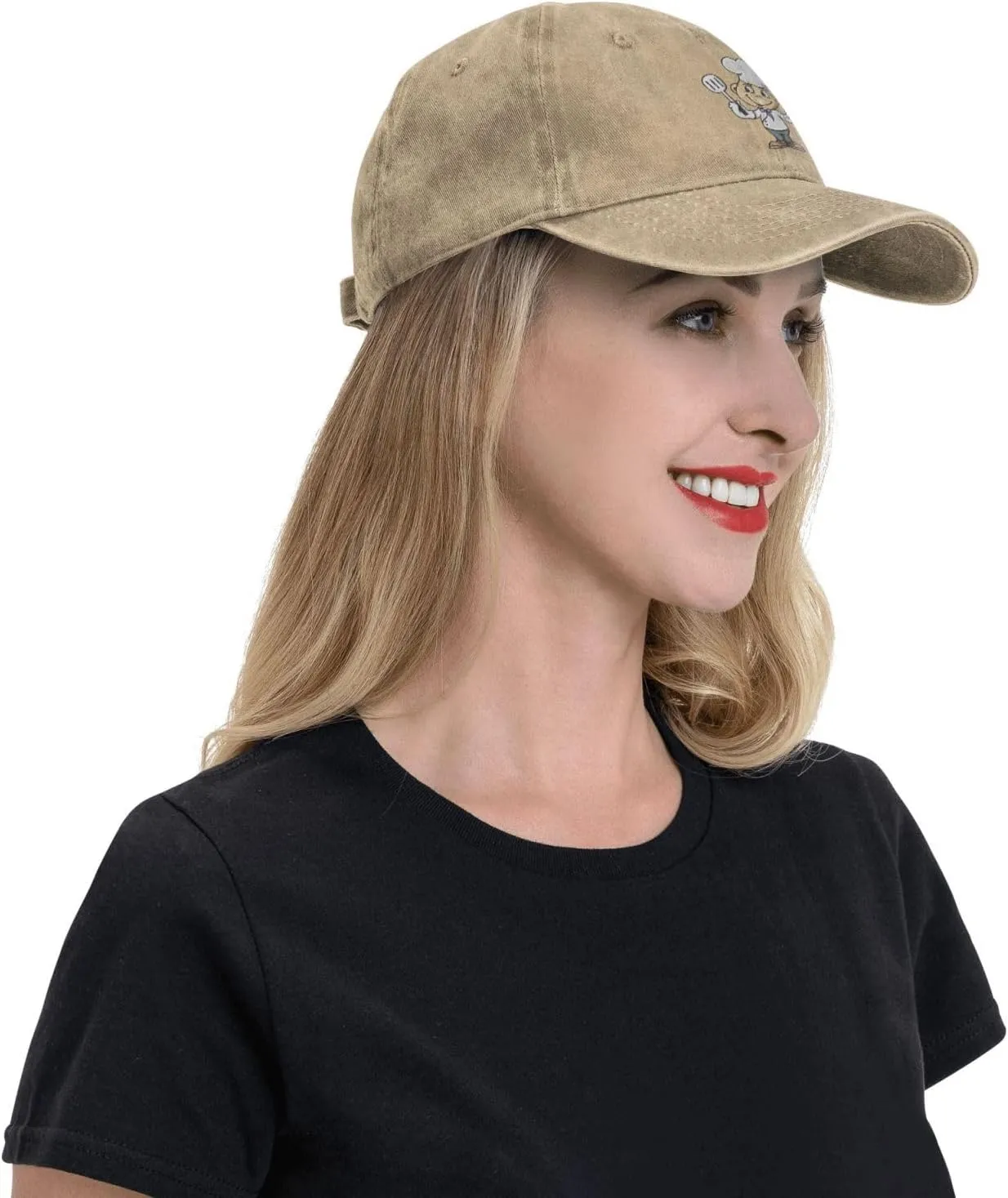 Chef with Spatula and Frying Pan Baseball Cap for Men Women Hats Adjustable Vintage Cowboy Hat Dad Hats