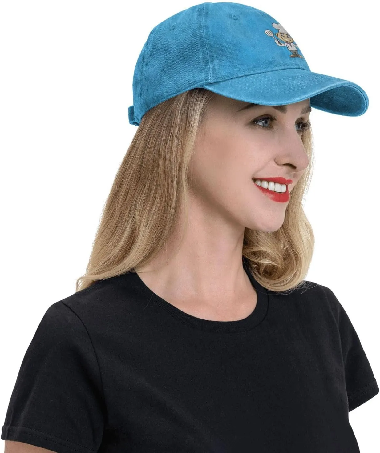 Chef with Spatula and Frying Pan Baseball Cap for Men Women Hats Adjustable Vintage Cowboy Hat Dad Hats