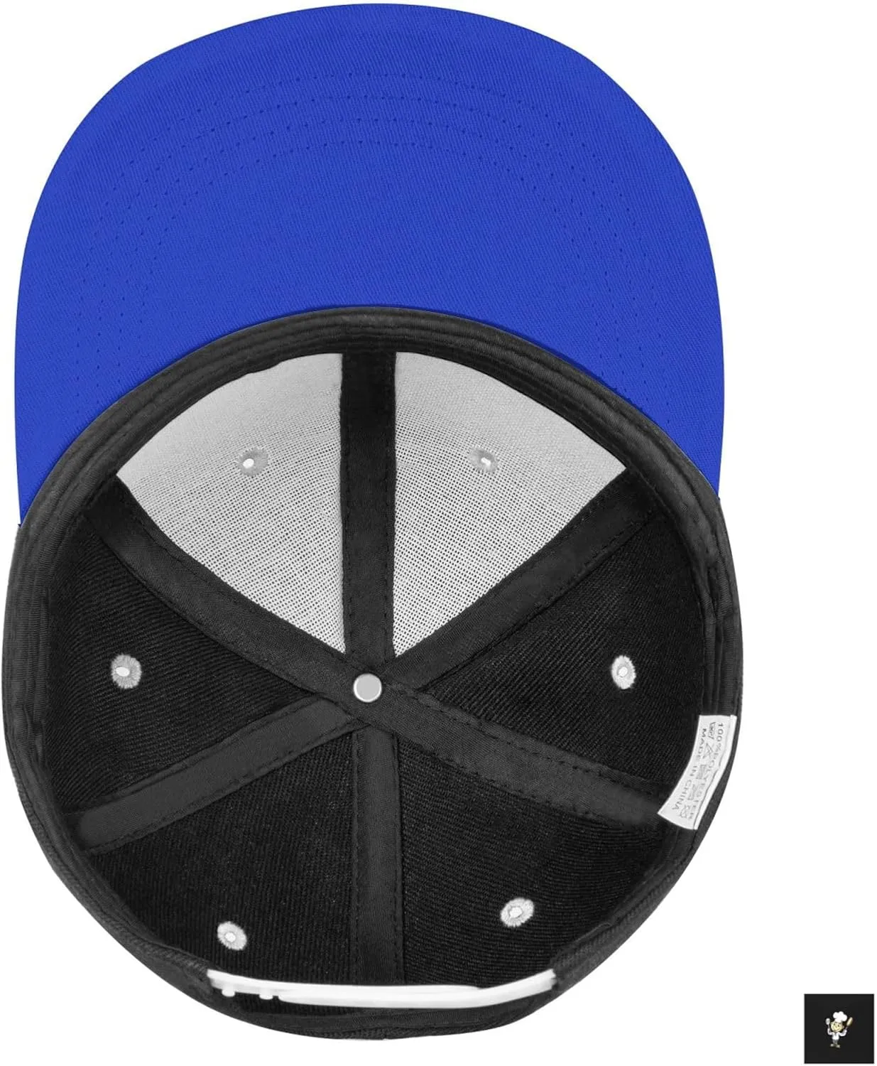 Chef with Spatula and Frying Pan Baseball Cap for Men Women Snapback Hat Adjustable Flat Bill Hats