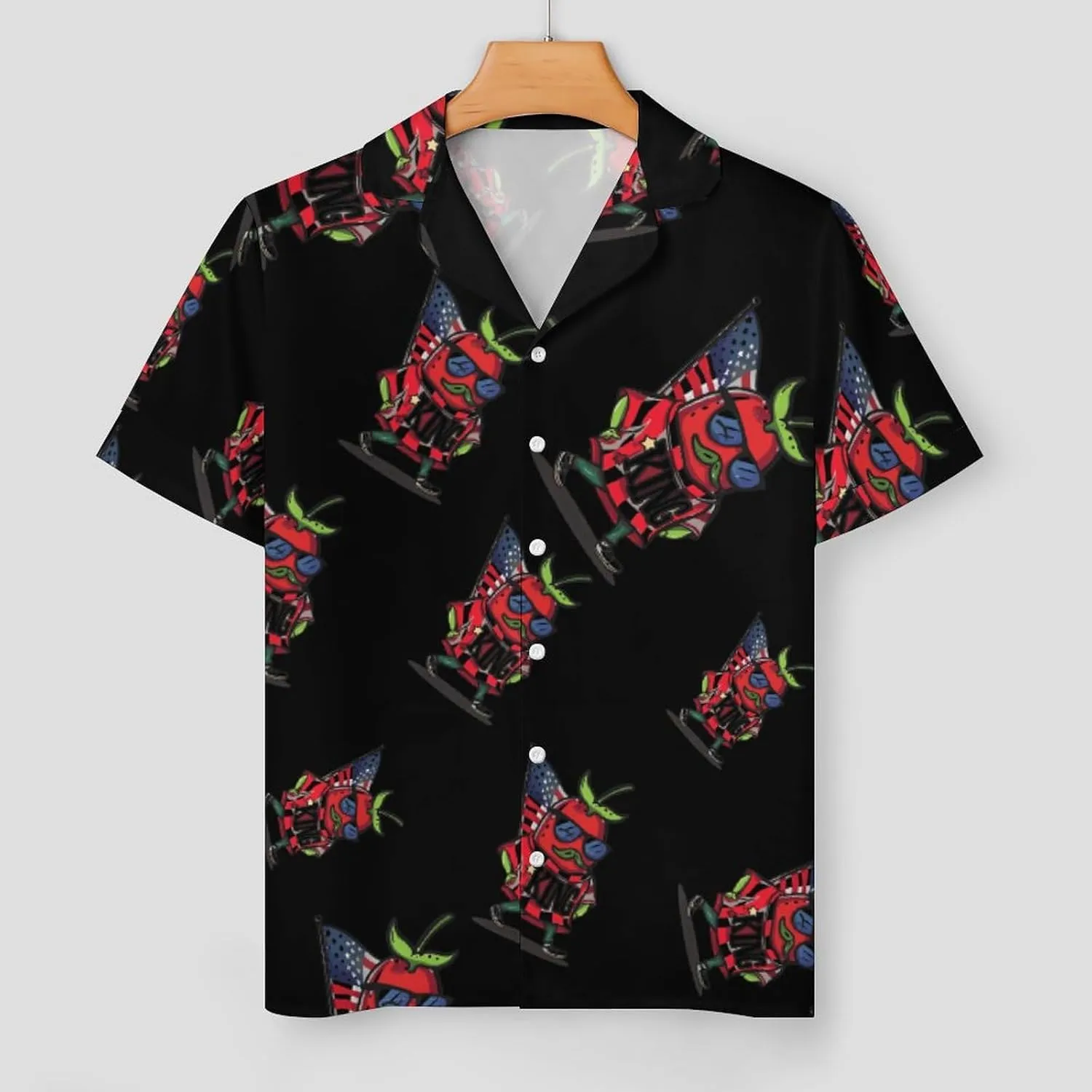 Chili King Cool Women's Satin Pajama Set Short Sleeve Button Down Sleepwear Loungewear Pj Set