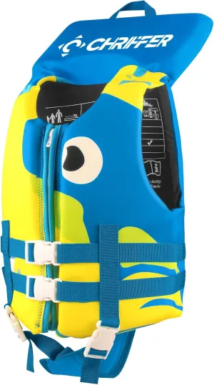Chriffer Kids Swim Vest for 20-70 Pounds Boys and Girls, Easy On/Off Zipper, Swimming Toddler Floaties Jackets for 2, 3, 4, 5, 6, 7, 8 Years Old/Beach Pool Water Park