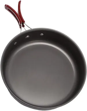 Ciieeo Portable Outdoor Pan Frying Pan Set Divider Lid Non-stick for Indoor Outdoor Cooking