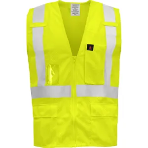 Class 2 FR Safety Vest with Zipper Front