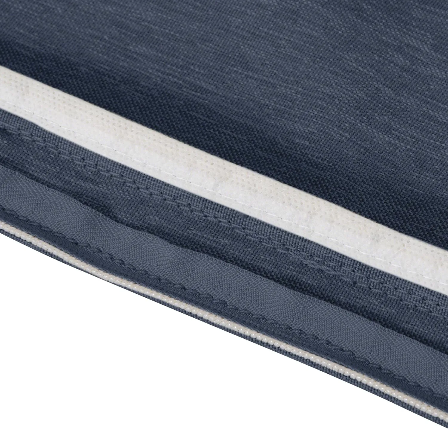 Classic Accessories Montlake FadeSafe Water-Resistant 23 x 23 x 5 Inch Outdoor Seat Cushion, Outdoor Chair Cushion, Heather Indigo Blue, Outdoor Chair Cushions, Patio Chair Cushions, Patio Cushions
