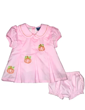 Classic Embroidered Pumpkins  - Bloomer Set