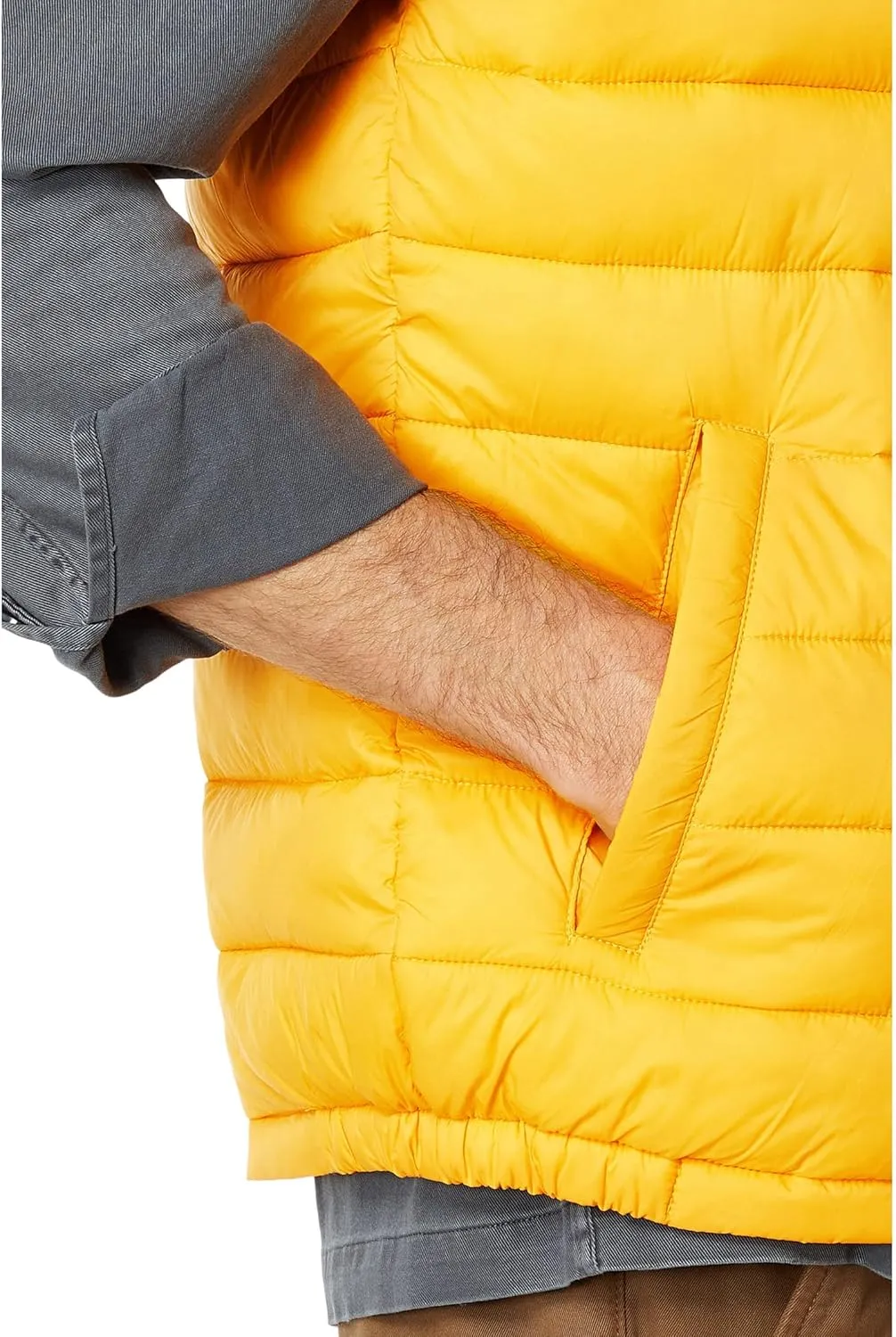 Cole Haan Men's Quilted Puffer Vest with Chest Zip Pocket