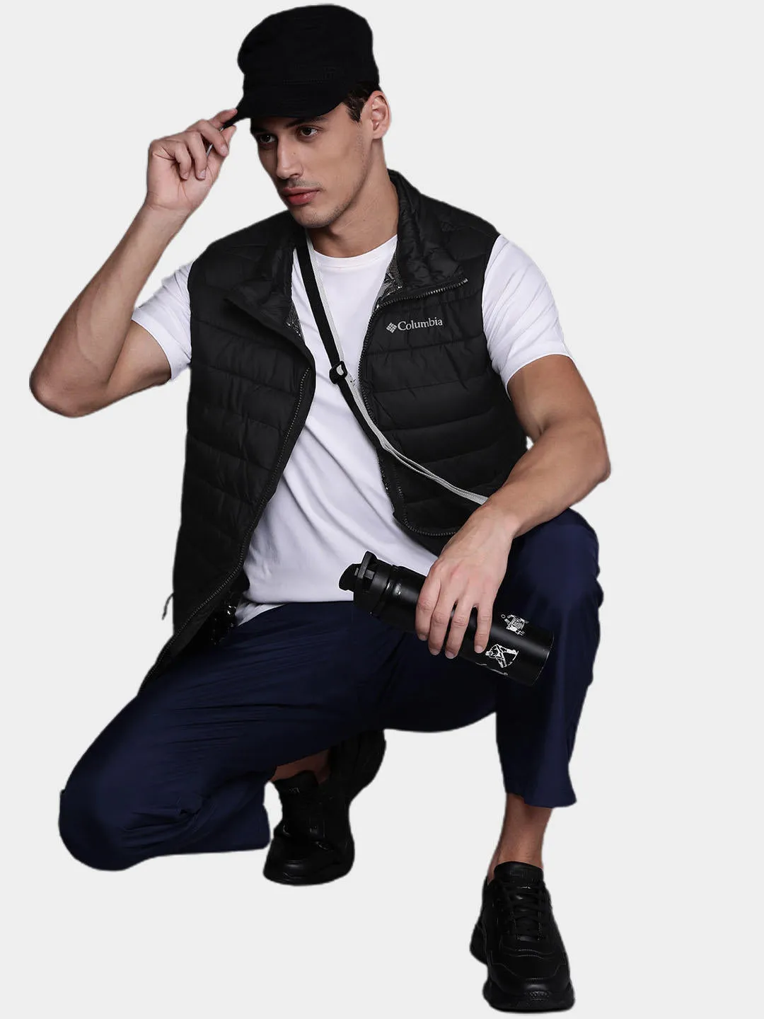 Columbia Men Black Powder Lite Vest