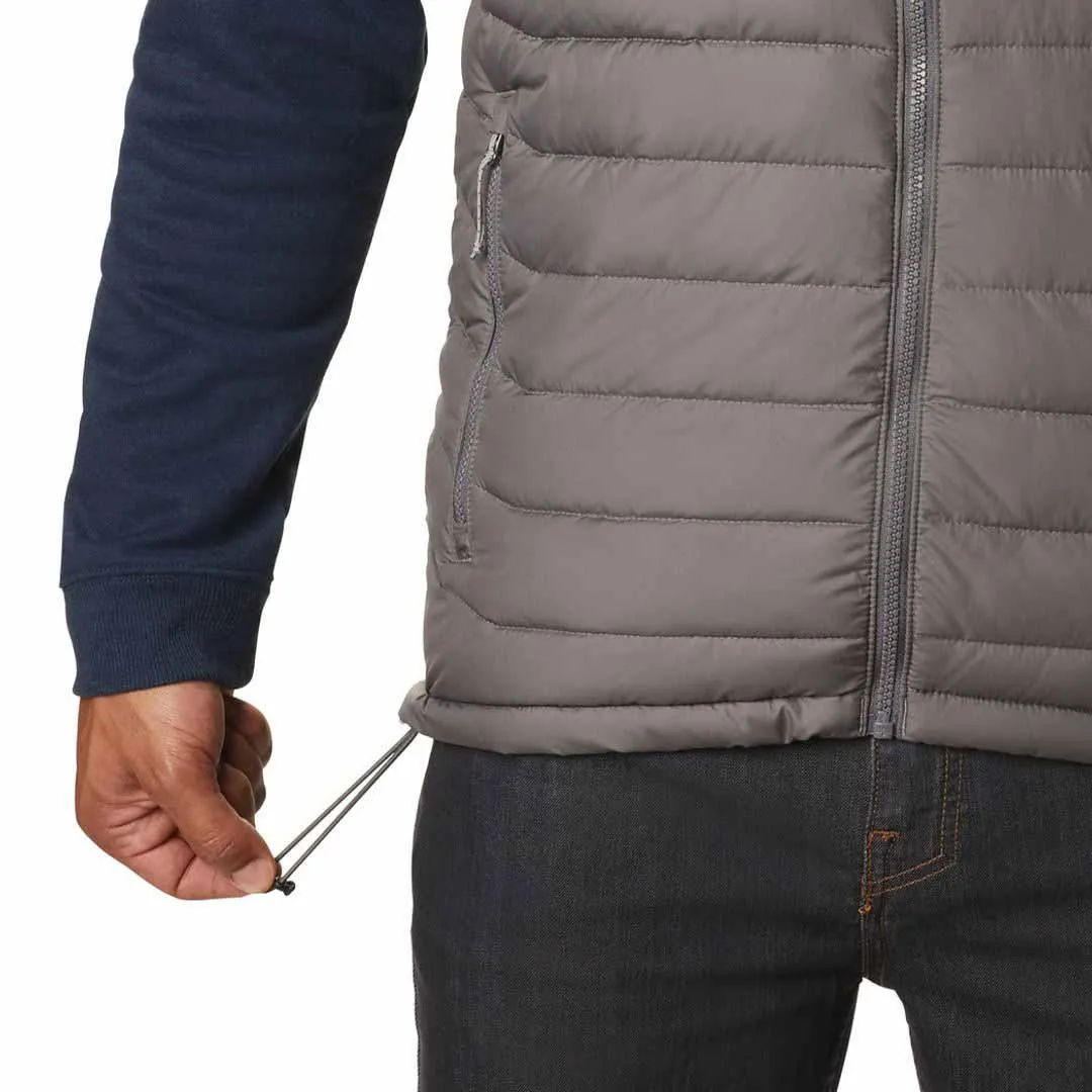 Columbia Men Grey Powder Lite Vest