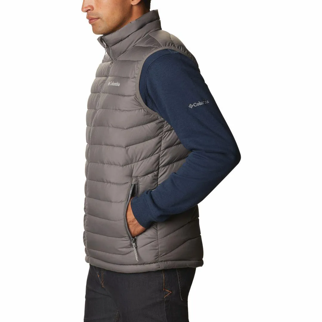 Columbia Men Grey Powder Lite Vest