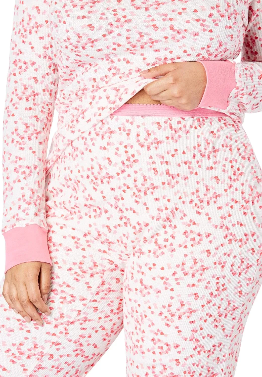 Comfort Choice Plus Size Thermal Crewneck Long-Sleeve Top