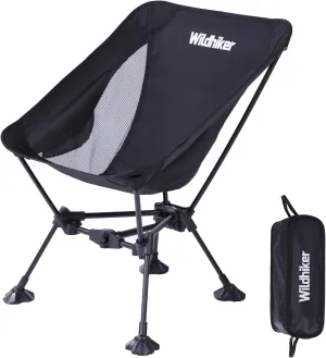 Compact Camping Chair,Folding Beach Chairs with Anti- Sinking Large Feet,Portable,Ultralight Backpacking Chair