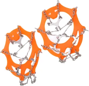 Crampons for Hiking, Hiking Spikes Micro Spikes with 2Pcs 12 Tooth for Mountaineering