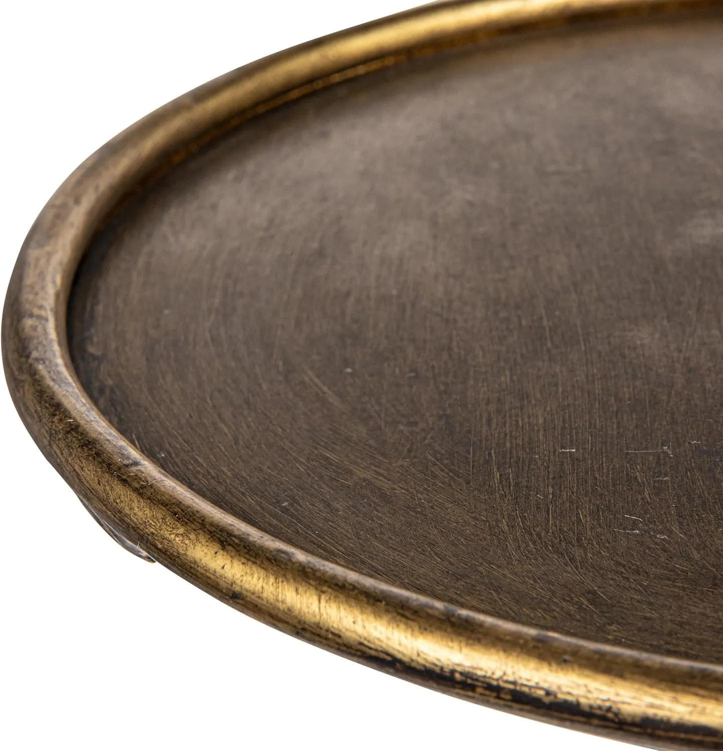 Creative Co-Op Metal Cocktail, Antique Brass Martini Table
