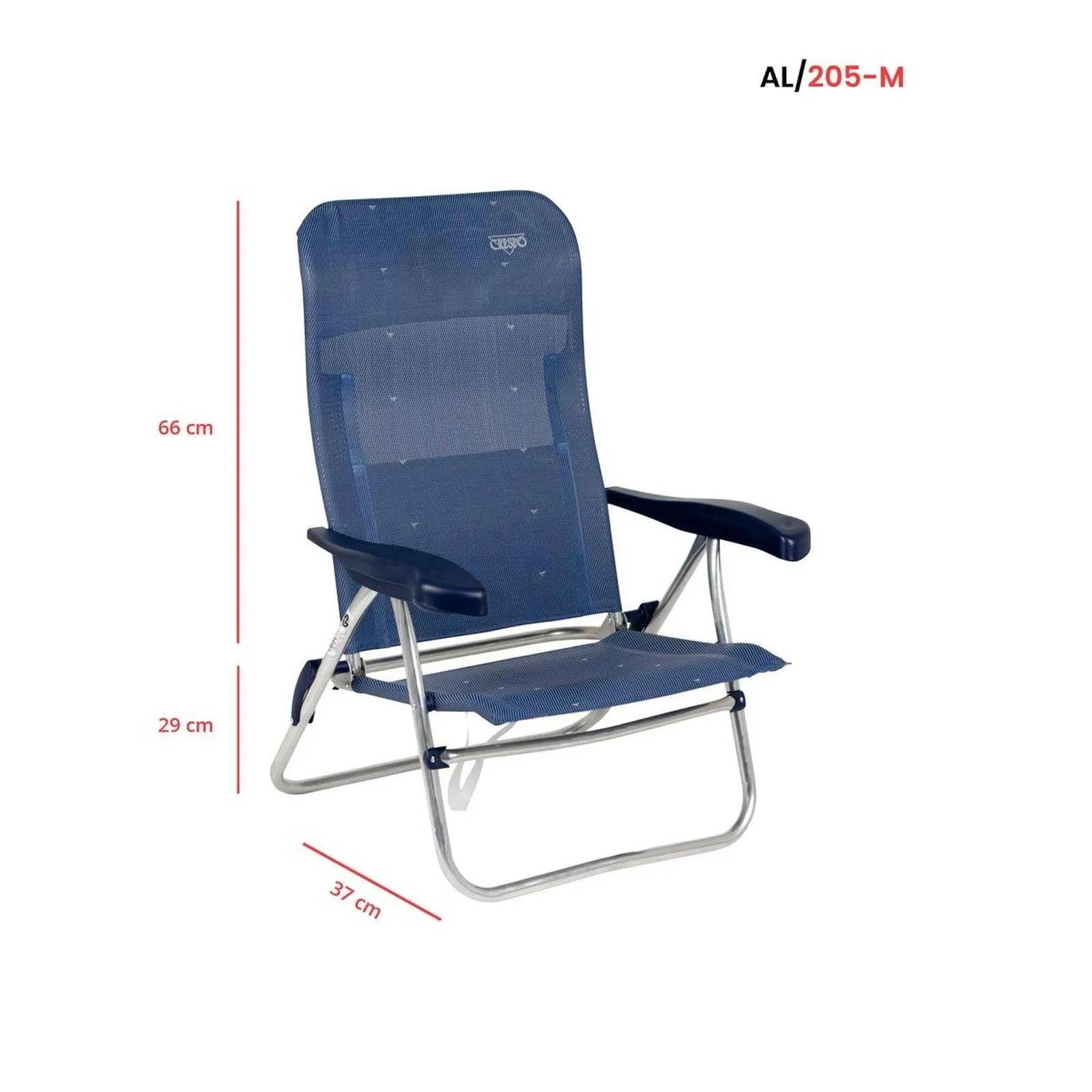 Crespo Beach Chair AL/205 Dark Blue