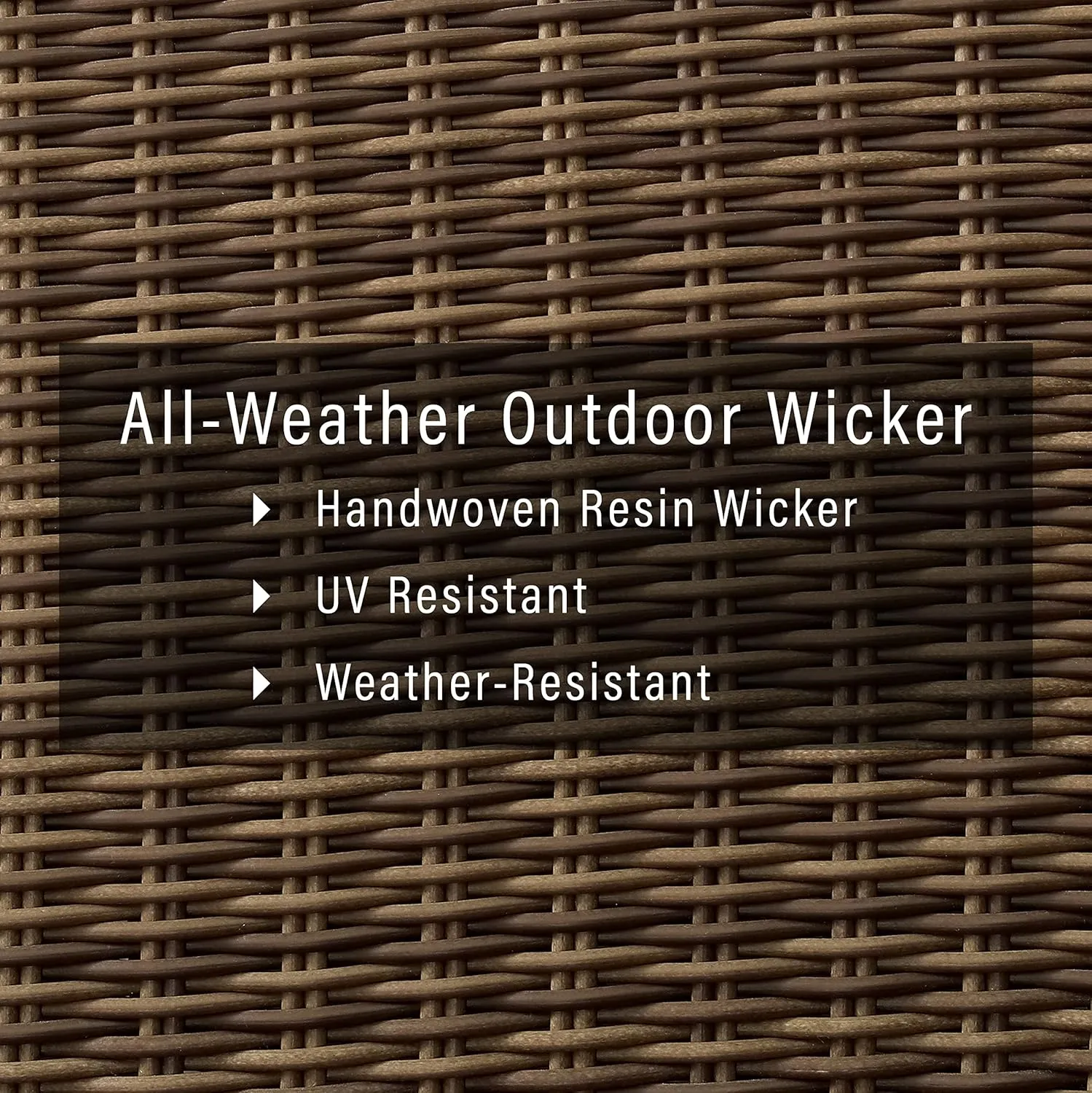 Crosley Furniture Bradenton 2-Piece Outdoor Chair Set, Wicker Patio Chairs for Conversation, Porch, Deck, Brown with Gray Cushions