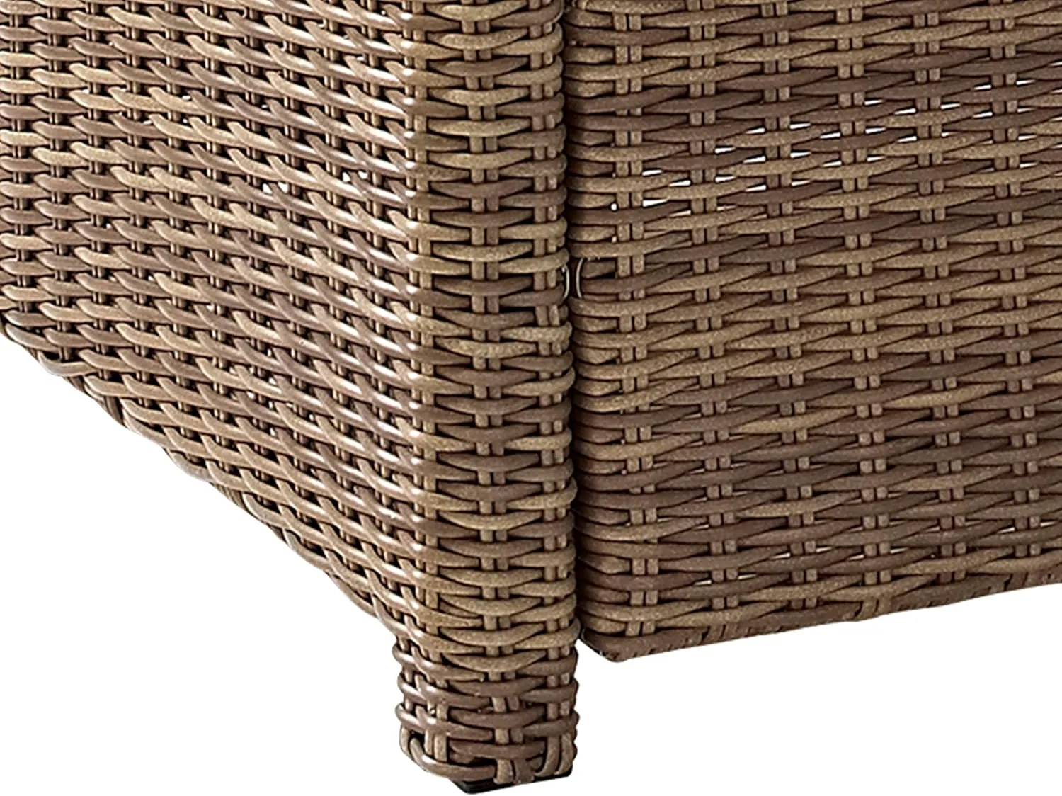 Crosley Furniture Bradenton 2-Piece Outdoor Chair Set, Wicker Patio Chairs for Conversation, Porch, Deck, Brown with Gray Cushions