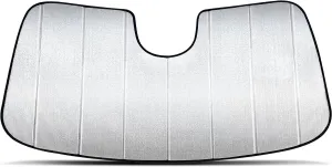 Custom Fit Windshield Foldable Sunshade for 2020 2021 2022 2023 2024 2025 Volkswagen Atlas Cross Sport SUV, Sun Shade Block UV Rays Visor Protector Folding Dual-Purpose (Made in USA)