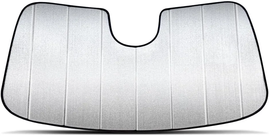 Custom Fit Windshield Foldable Sunshade for 2024 2025 Hyundai Santa Fe SUV, Compact Reflective Sun Shade Block UV Rays Visor Protector Folding Insulation Accessories (Made in USA)