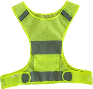 Cycling and Running Safety Reflective Clothing Reflective Sportswear Night Running Reflective Safety Clothing Vest Reflective Vest