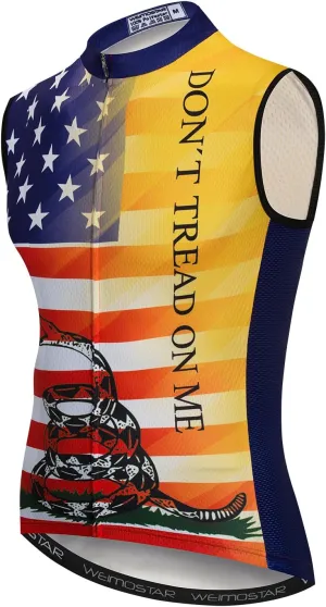 Cycling Jersey Men Sleeveless Bike Shirts Vest Bicycle Clothing Jacket Tight Reflective at Night