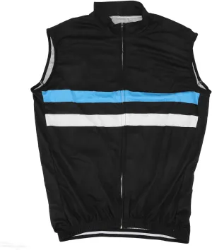Cycling Vest,Breathable Mesh Quick Drying Reflective Cycling Wind Vest Sleeveless Lightweight Sports Vest Light Blue (M)