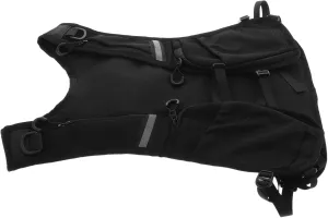 Dark Utility Chest Pack for Men Reflective Running Vest for Cycling Hiking Workouts Enhanced Night Visibility Unique Style for Outdoor Sports