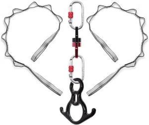 Dasking Aerial Silk Dance Hardware kit for Acrobatic Flying Dance Rescue 8 & Swivel & Carabiners Yoga Slings for Yoga Equipment