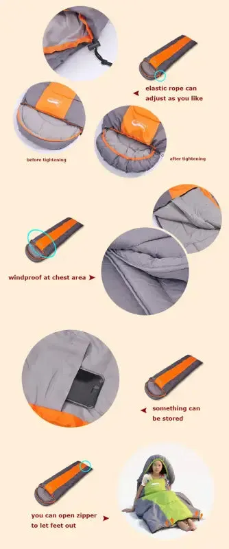 Desert&Fox 4-Season Lightweight Camping Sleeping Bag