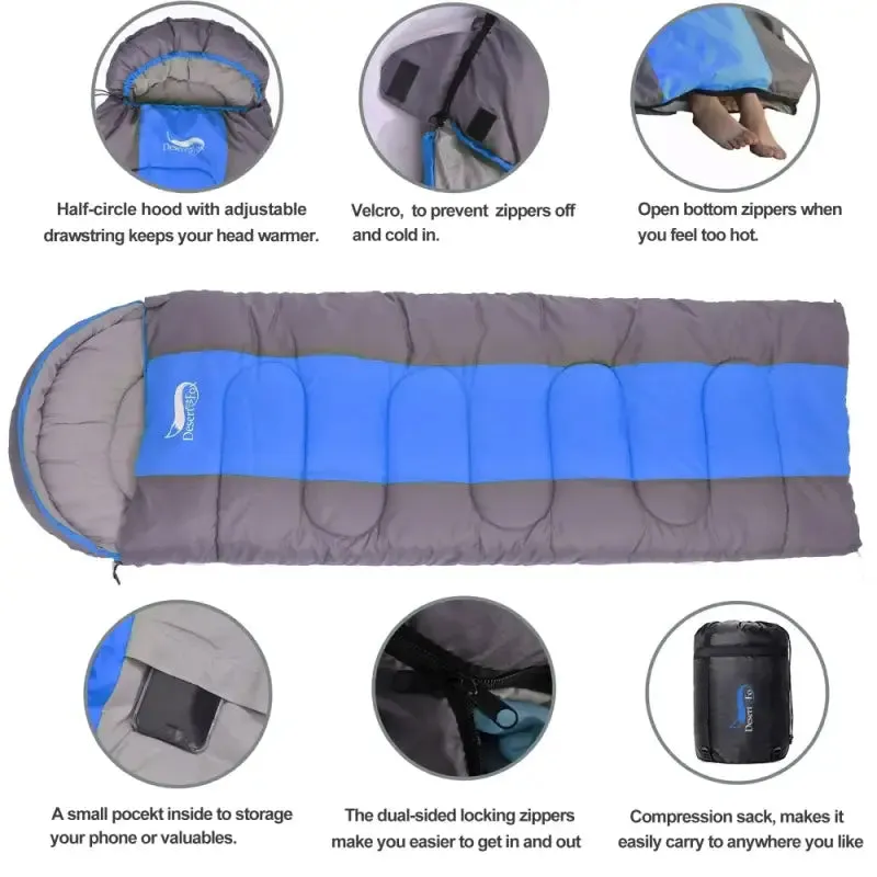 Desert&Fox 4-Season Lightweight Camping Sleeping Bag