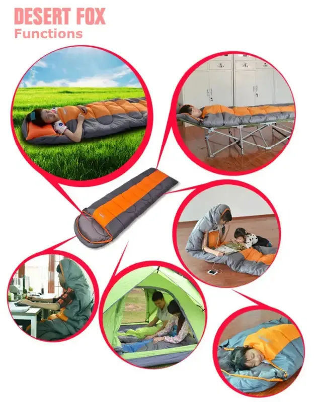 Desert&Fox 4-Season Lightweight Camping Sleeping Bag