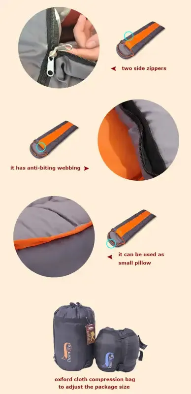Desert&Fox 4-Season Lightweight Camping Sleeping Bag