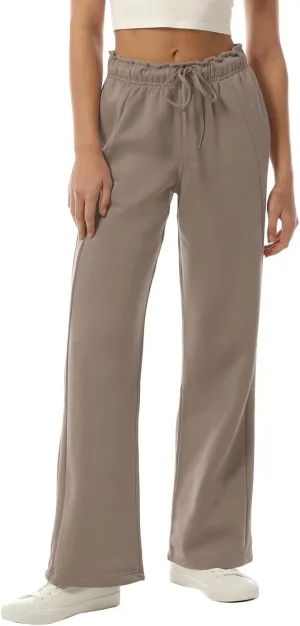 Design by Olivia Women's Sweatpants Baggy Wide Fleece Lined Straight Leg Pants Athletic Jogger