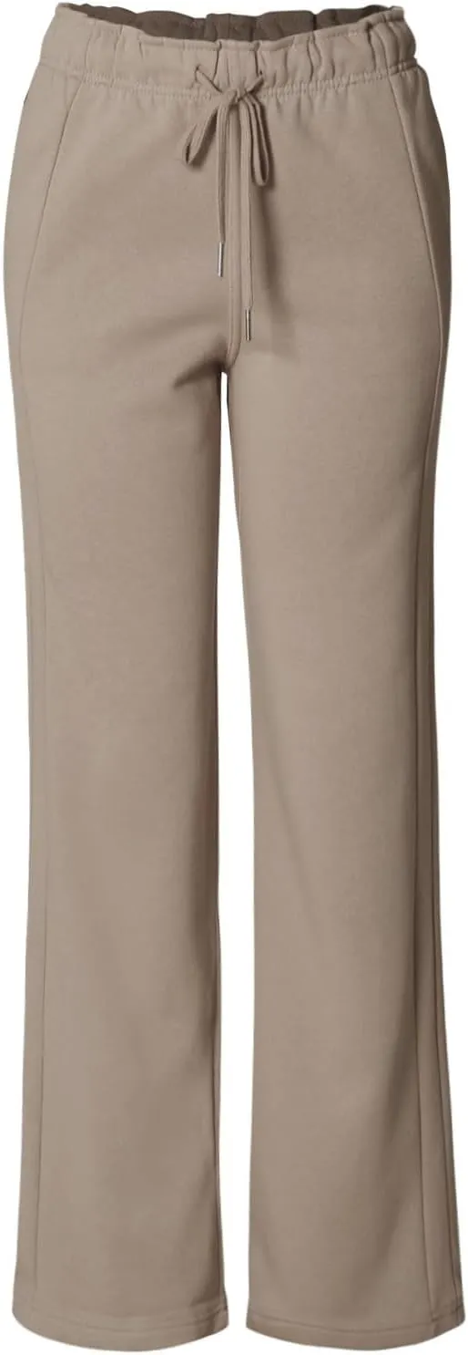 Design by Olivia Women's Sweatpants Baggy Wide Fleece Lined Straight Leg Pants Athletic Jogger