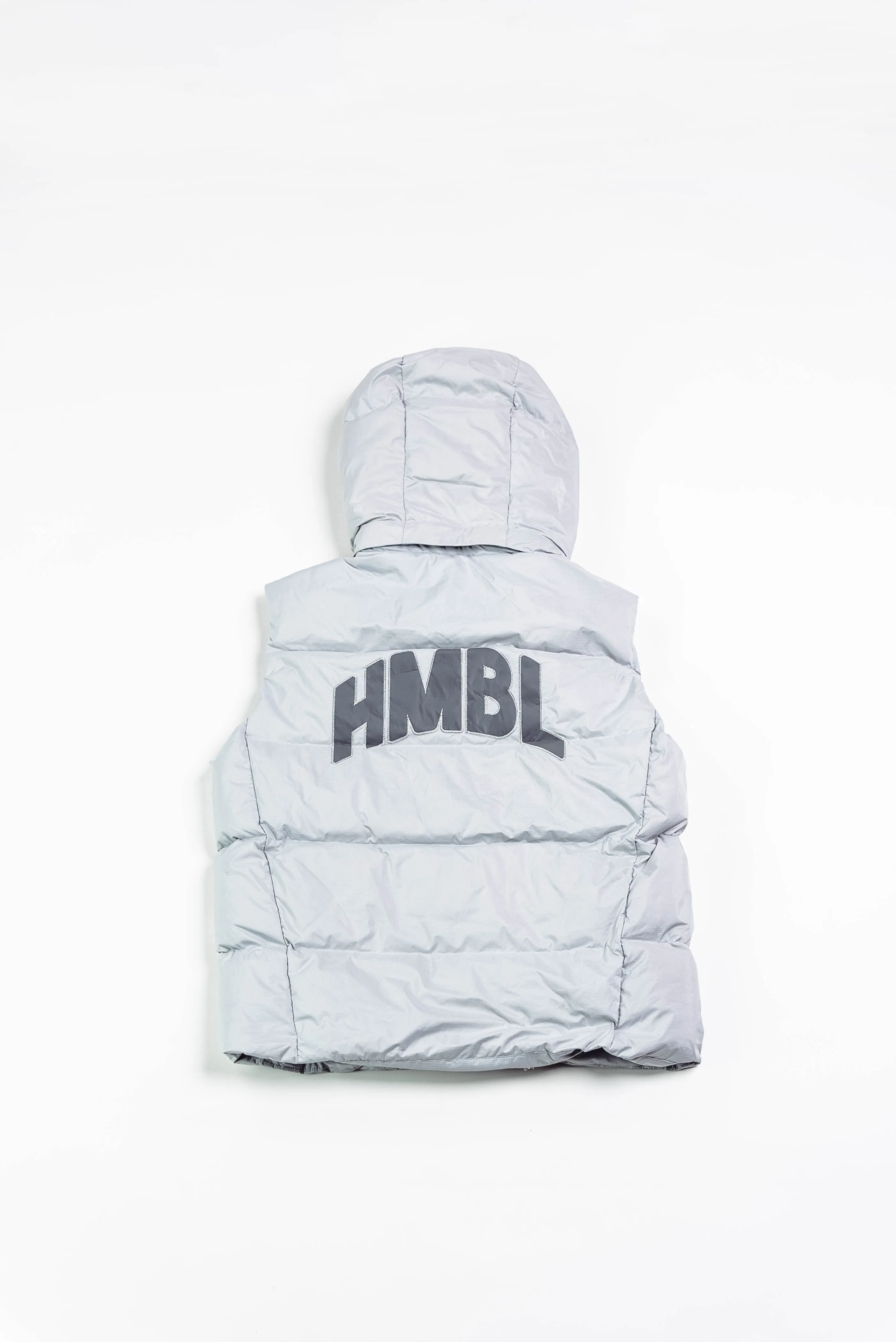 Detachable grey reflective vest