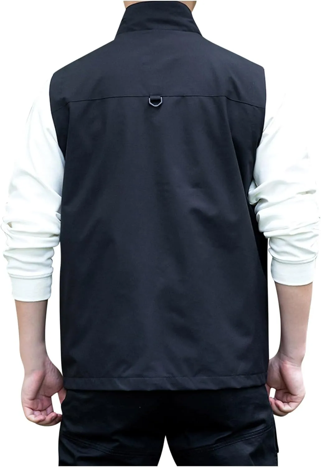 Dgoopd Summer Hiking Vest for Men Sleeveless Lightweight Quick Dry Outdoor Work Jacket Vests with Multi Pockets