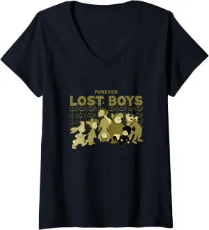 Disney Peter Pan Forever Lost Boys V-Neck T-Shirt
