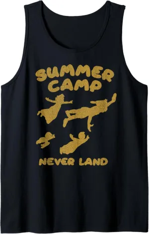 Disney Peter Pan Summer Camp Never Land Silhouettes Tank Top