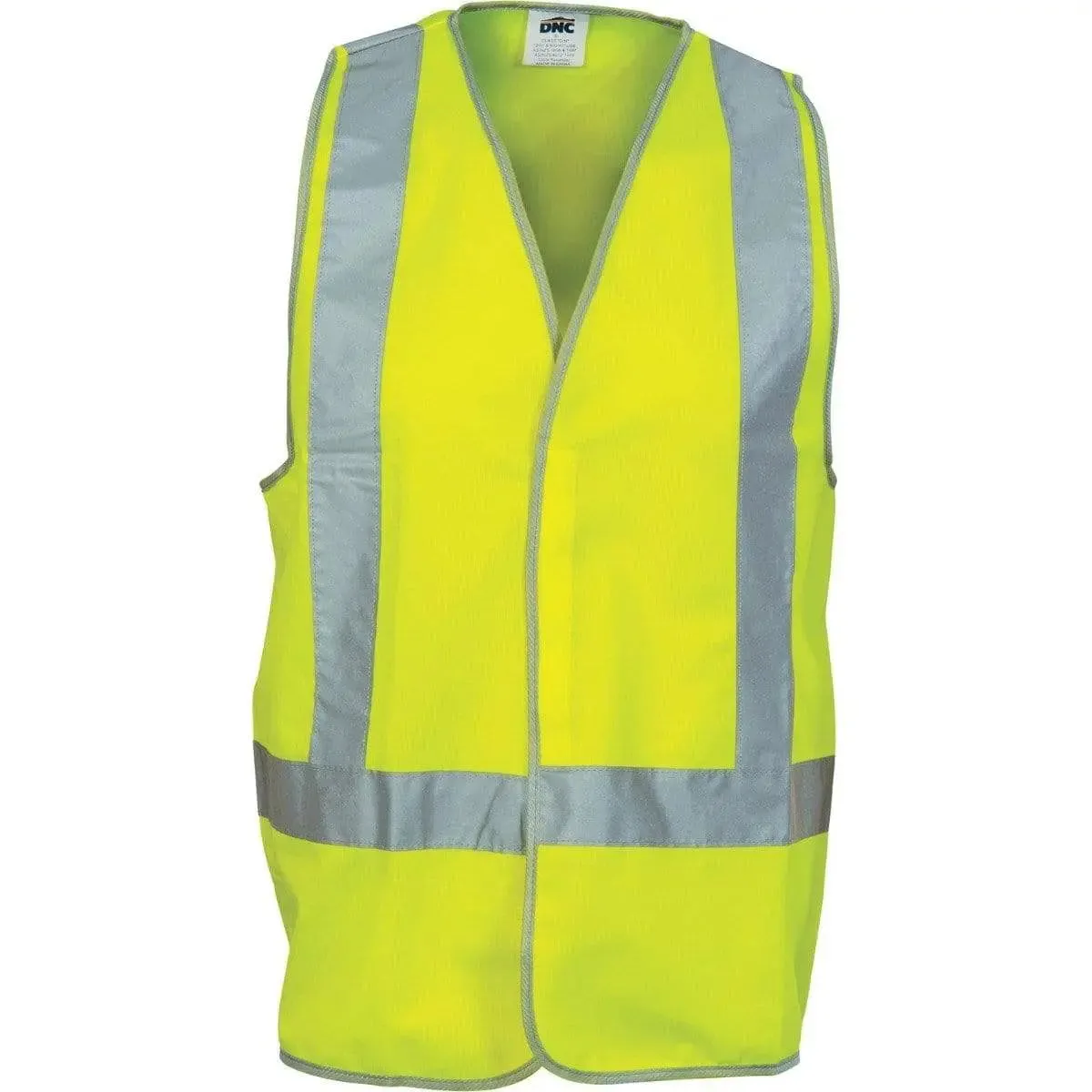 Dnc Workwear Day/night Safety Vest With H-pattern - 3804