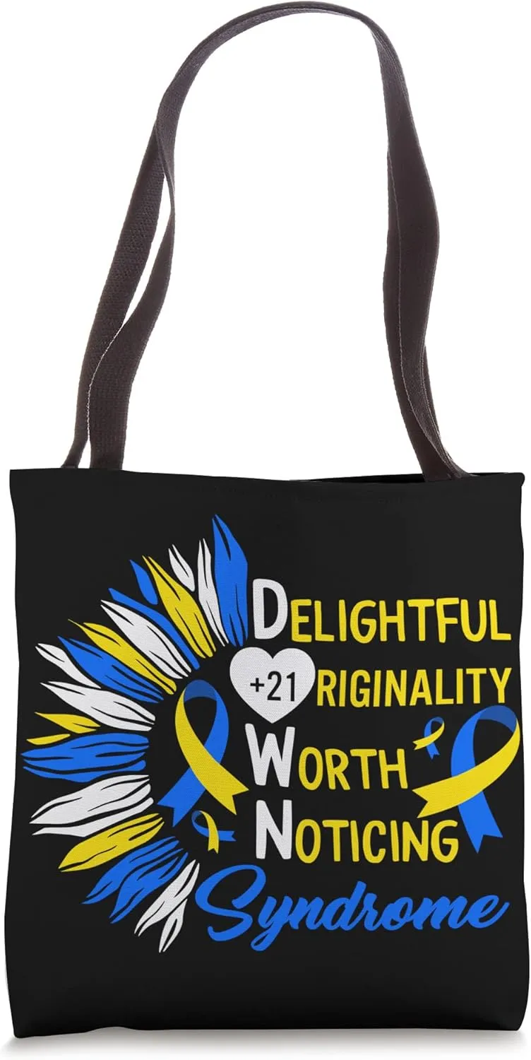 Down Syndrome Awareness Day Delightful Originality Noticing Tote Bag
