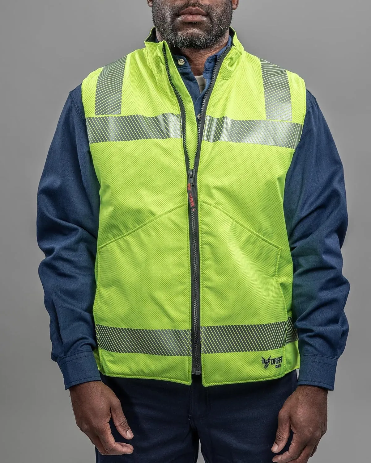 DRIFIRE Flame Resistant, Fleece Lined Class 2, Hi-vis Vest, Cat 3