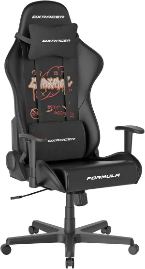 DXRacer Formula Gaming Chair - Ergonomic Chair for Computer and Video Game, Memory Foam Headrest, Lumbar Support, Black & Orange